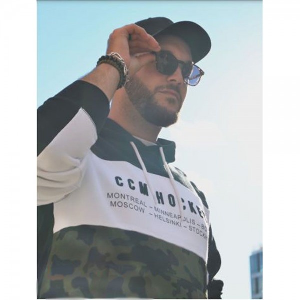 Толстовка CAMO PULLOVER FLEECE SR Black