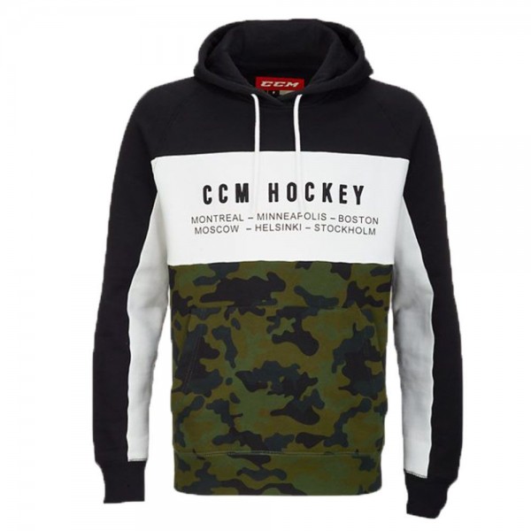 Толстовка CAMO PULLOVER FLEECE SR Black