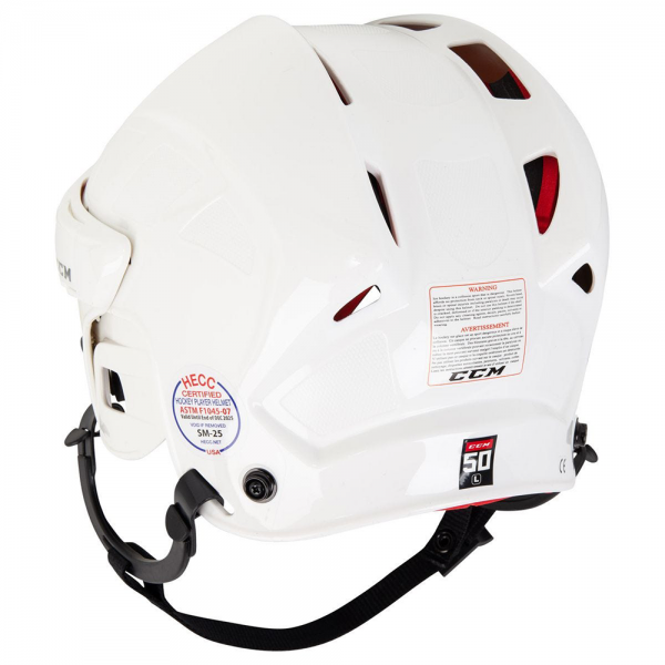 Шлем игрока HT50 CCM HF HELMET SR White