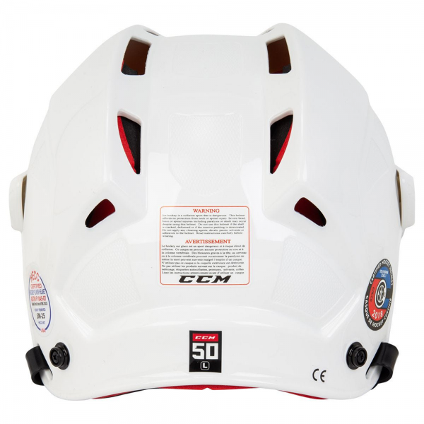 Шлем игрока HT50 CCM HF HELMET SR White