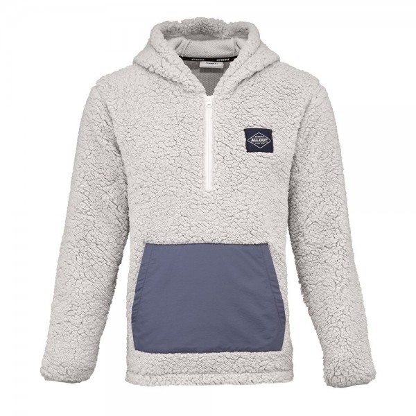 Толстовка OUTDOOR SHERPA HOODIE AD SWEET CONCRETE