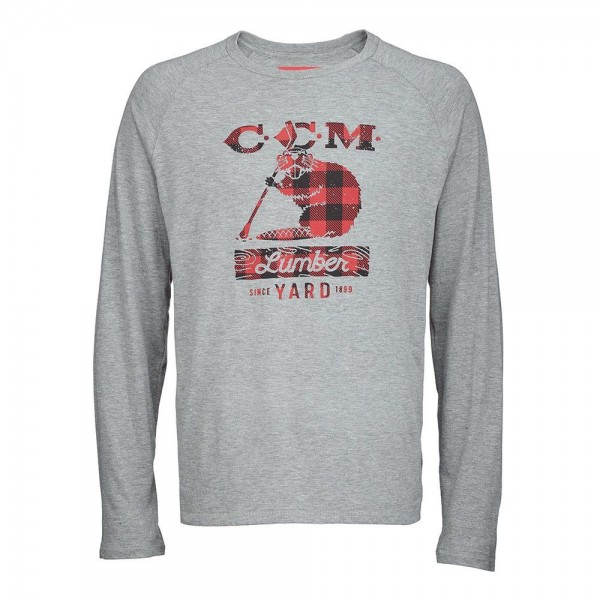 Футболка HOLIDAY MASCOTT LUMBER L/S TEE SR Athletic Grey