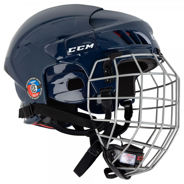 Шлем игрока с маской HT50C CCM HF HELMET COMBO SR Navy