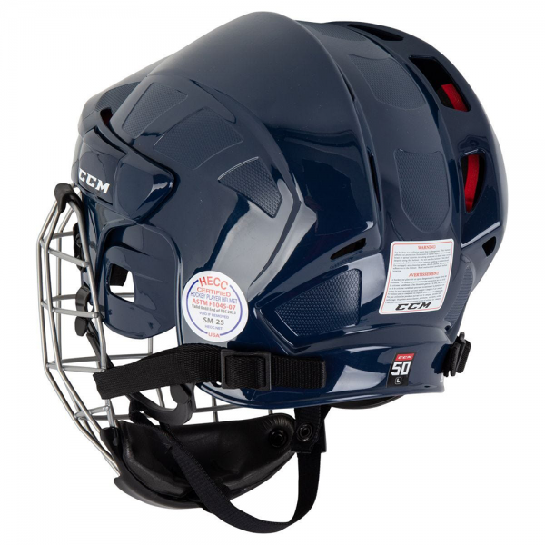 Шлем игрока с маской HT50C CCM HF HELMET COMBO SR Navy