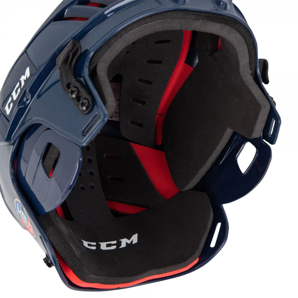 Шлем игрока с маской HT50C CCM HF HELMET COMBO SR Navy