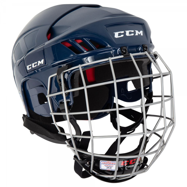 Шлем игрока с маской HT50C CCM HF HELMET COMBO SR Navy