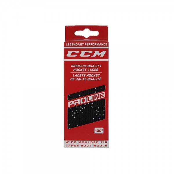 Шнурки CCM Laces Proline Wide BK