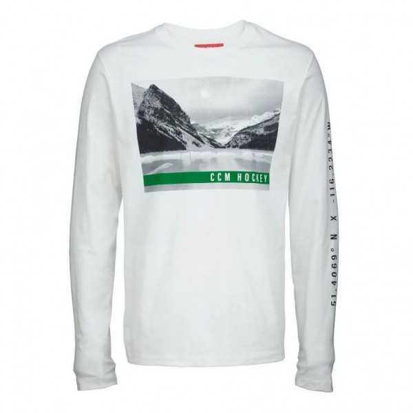 Футболка NOSTALGIA POND L/S TEE SR White